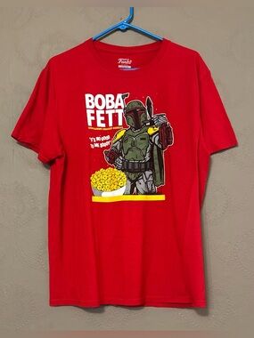 Funko Red Star Wars Graphic Tee with White Logo